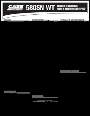 Багер-товарачи с обратно загребване Case 580 SN WT