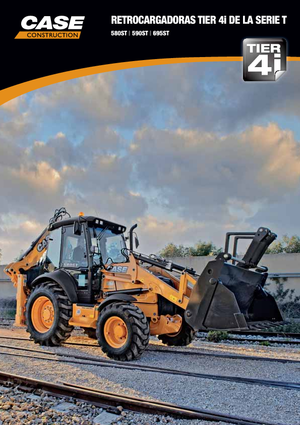 Багер-товарачи с обратно загребване Case 695ST T 4