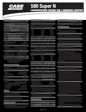 Багер-товарачи с обратно загребване Case 580 Super N