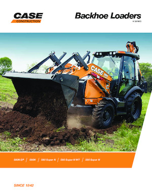 Багер-товарачи с обратно загребване Case 580N EP