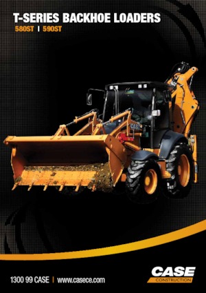 Багер-товарачи с обратно загребване Case 590ST 