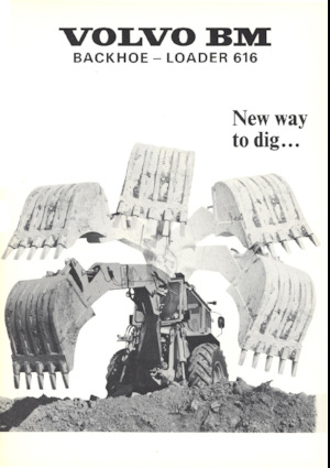 Багер-товарачи с обратно загребване Volvo 616