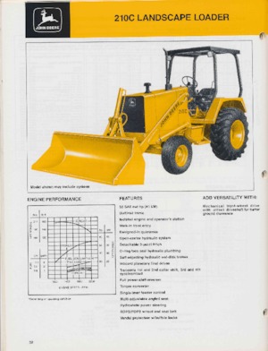 Багер-товарачи с обратно загребване John Deere Construction 210 C