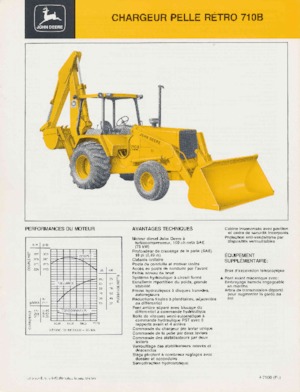 Багер-товарачи с обратно загребване John Deere Construction 710 B