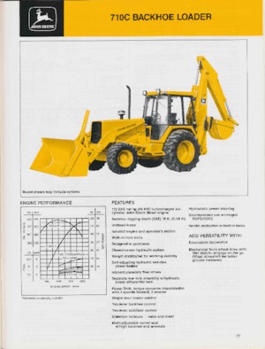 Багер-товарачи с обратно загребване John Deere Construction 710 C