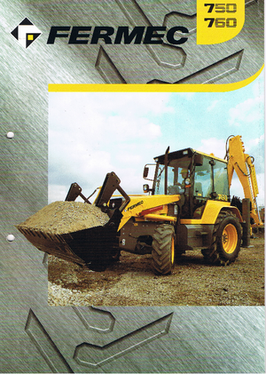 Багер-товарачи с обратно загребване Terex-Fermec 760