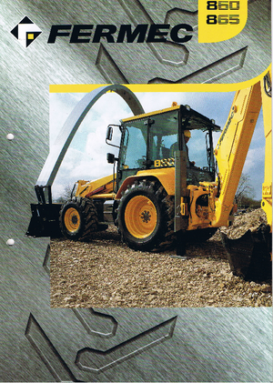 Багер-товарачи с обратно загребване Terex-Fermec 865