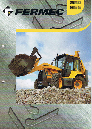 Багер-товарачи с обратно загребване Terex-Fermec 965
