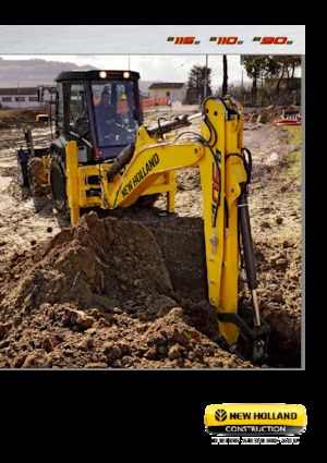 Багер-товарачи с обратно загребване New Holland B115B