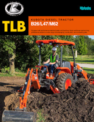 Багер-товарачи с обратно загребване Kubota M62