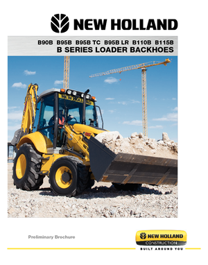 Багер-товарачи с обратно загребване New Holland B115B