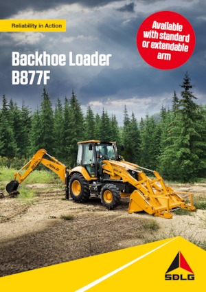 Багер-товарачи с обратно загребване SDLG B877F