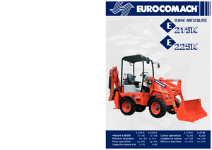 Багер-товарачи с обратно загребване Eurocomach E 215 K
