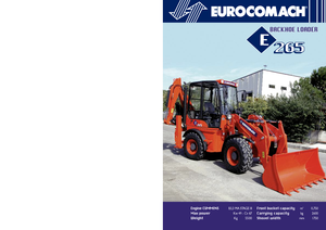 Багер-товарачи с обратно загребване Eurocomach E 265
