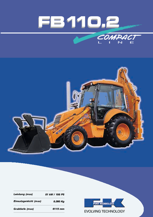 Багер-товарачи с обратно загребване Fiat Kobelco FB 110.2