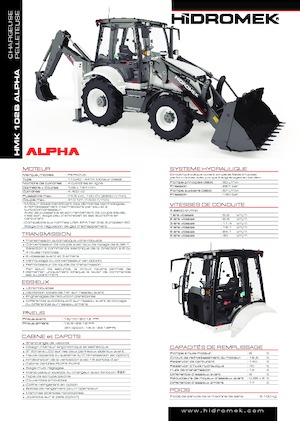 Багер-товарачи с обратно загребване Hidromek HMK 102 B Alpha