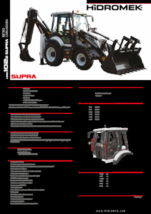 Багер-товарачи с обратно загребване Hidromek HMK 102 B Supra