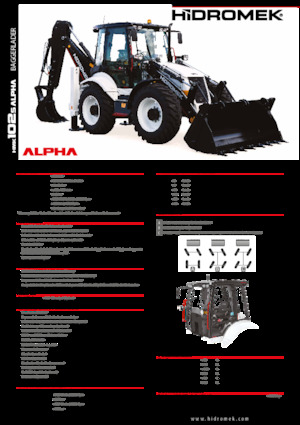 Багер-товарачи с обратно загребване Hidromek HMK 102 S Alpha