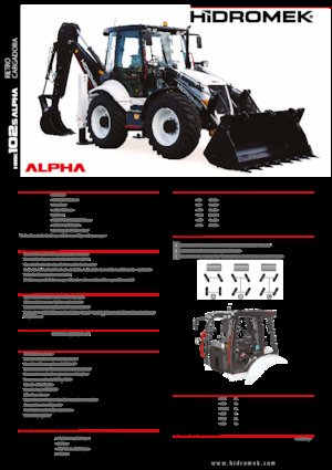 Багер-товарачи с обратно загребване Hidromek HMK 102 S Alpha