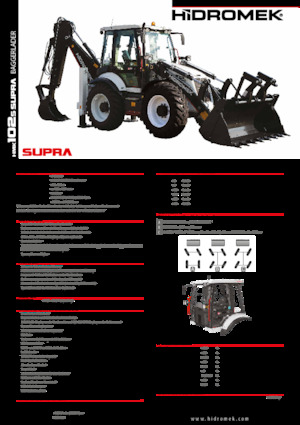 Багер-товарачи с обратно загребване Hidromek HMK 102 B Supra