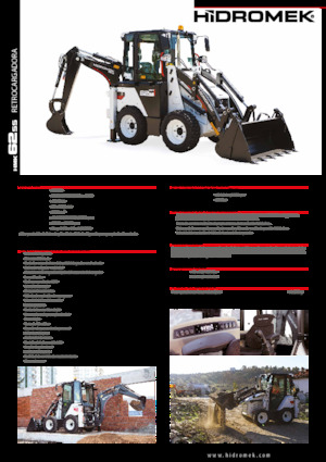 Багер-товарачи с обратно загребване Hidromek HMK 62 SS