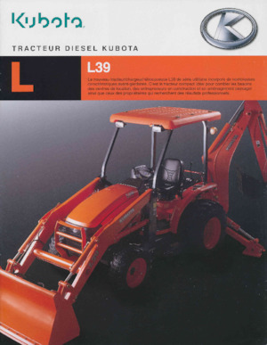 Багер-товарачи с обратно загребване Kubota L 39