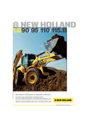 Багер-товарачи с обратно загребване New Holland LB 110