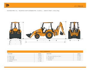 Багер-товарачи с обратно загребване JCB Midi CX