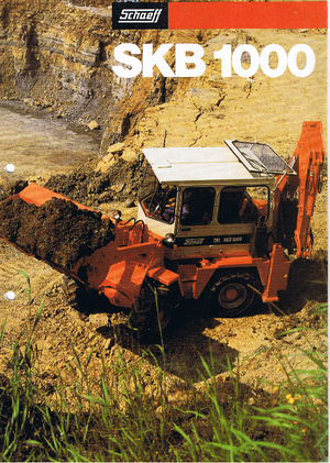 Багер-товарачи с обратно загребване Terex-Schaeff SKB 1000