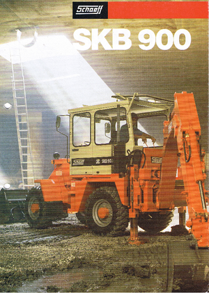 Багер-товарачи с обратно загребване Terex-Schaeff SKB 900
