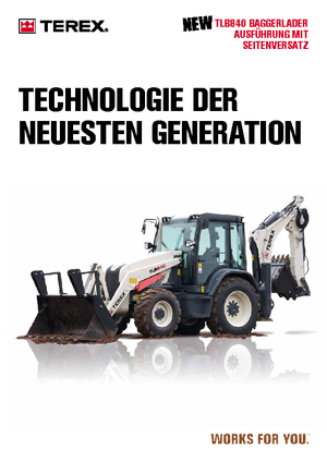 Багер-товарачи с обратно загребване Terex TLB 840
