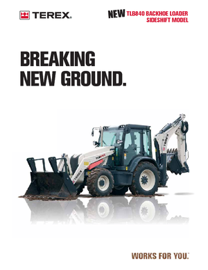 Багер-товарачи с обратно загребване Terex TLB 840