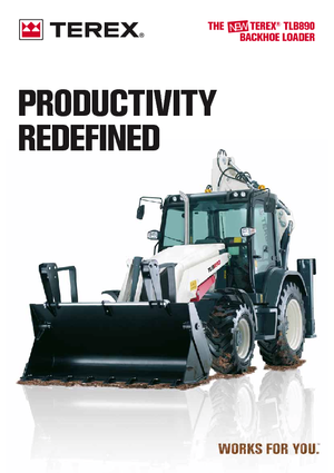 Багер-товарачи с обратно загребване Terex TLB 890