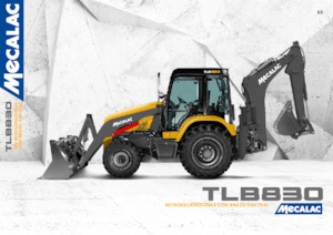 Багер-товарачи с обратно загребване Mecalac TLB830