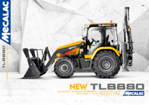 Багер-товарачи с обратно загребване Mecalac TLB880