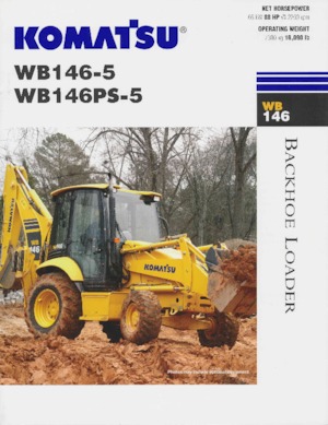 Багер-товарачи с обратно загребване Komatsu WB 146-5
