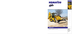 Багер-товарачи с обратно загребване Komatsu WB70A-1