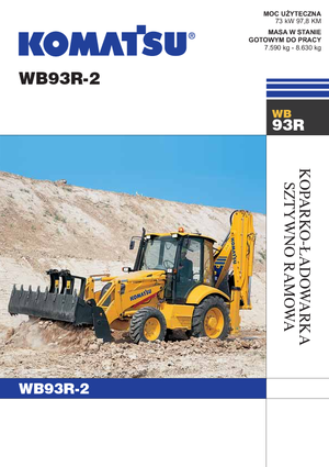 Багер-товарачи с обратно загребване Komatsu WB93R-2
