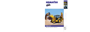 Багер-товарачи с обратно загребване Komatsu WB97R-2