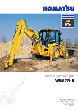 Багер-товарачи с обратно загребване Komatsu WB97R-5E0