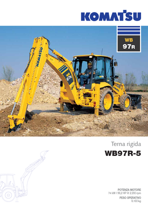 Багер-товарачи с обратно загребване Komatsu WB97R-5E0