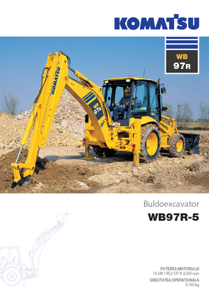 Багер-товарачи с обратно загребване Komatsu WB97R-5E0