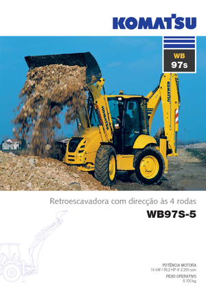 Багер-товарачи с обратно загребване Komatsu WB97S-5E0