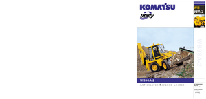 Багер-товарачи с обратно загребване Komatsu WB98A-2