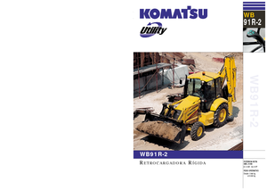 Багер-товарачи с обратно загребване Komatsu WB98A-2