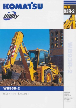 Багер-товарачи с обратно загребване Komatsu WB93R-2