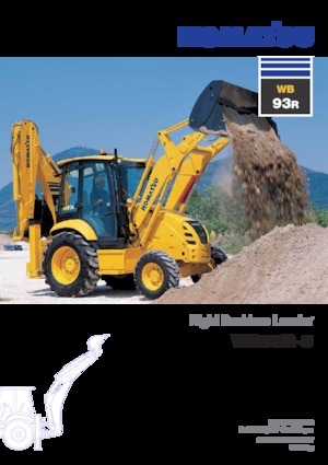 Багер-товарачи с обратно загребване Komatsu WB93R-5 