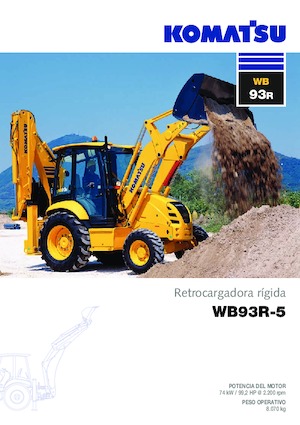 Багер-товарачи с обратно загребване Komatsu WB93R-5 