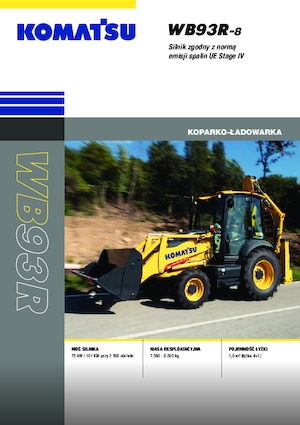 Багер-товарачи с обратно загребване Komatsu WB93R-8E0