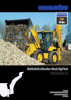 Багер-товарачи с обратно загребване Komatsu WB93S-5 